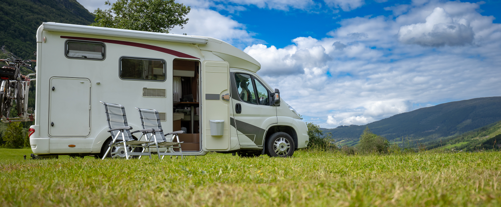 UK motorhome parked in countryside - motorhome ownership in uncertain times