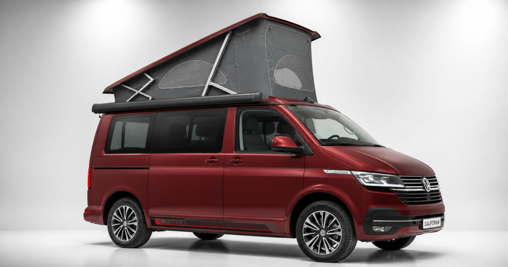 2022 VW California Coast campervan parked