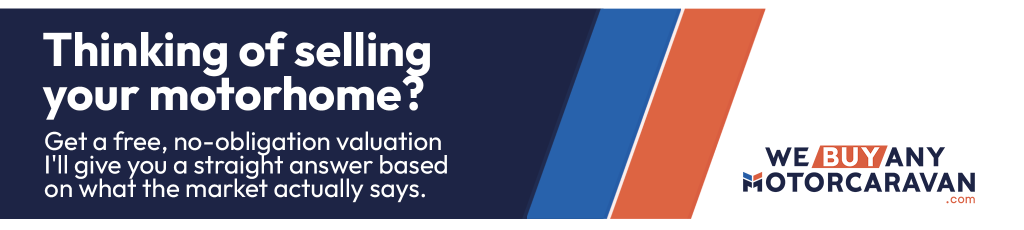 Call to action card - Thinking of selling your motorhome?